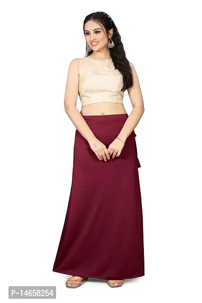 Buy TFC Saree Petticoat Shapewear Saree Skirt Saree Silhouette Smooth  Stretchable Shape Wear Body Shaper Petticoat for Saree for Women with  Drawstring (Pink) Online In India At Discounted Prices