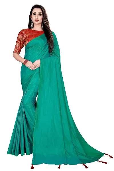 Stylish Georgette Saree With Blouse Piece For Women