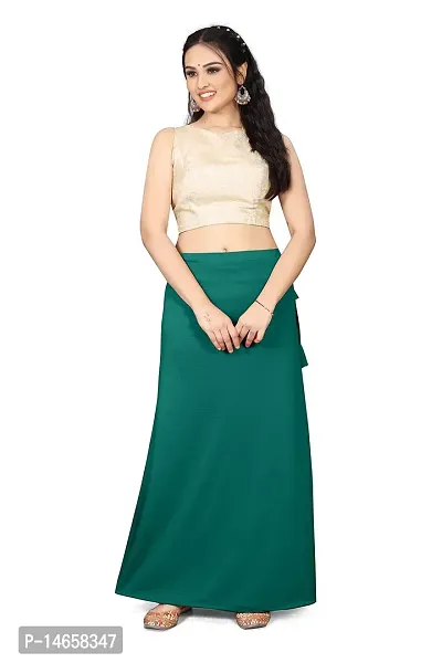 Buy TFC Saree Shapewear Saree Petticoat Saree Skirt Saree Silhouette Smooth  Stretchable Shape Wear Body Shaper Petticoat for Saree for Women with  Drawstring (Green) Online In India At Discounted Prices