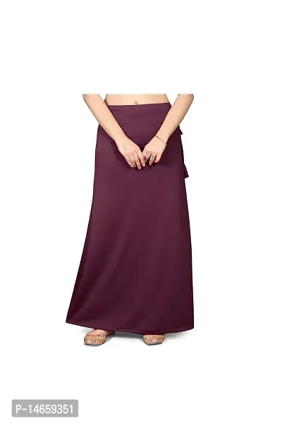 Buy TFC Purple Saree Shapewear Saree Petticoat Saree Skirt Saree Silhouette  Smooth Stretchable Shape Wear Body Shaper Petticoat for Saree for Women  with Drawstring Online In India At Discounted Prices