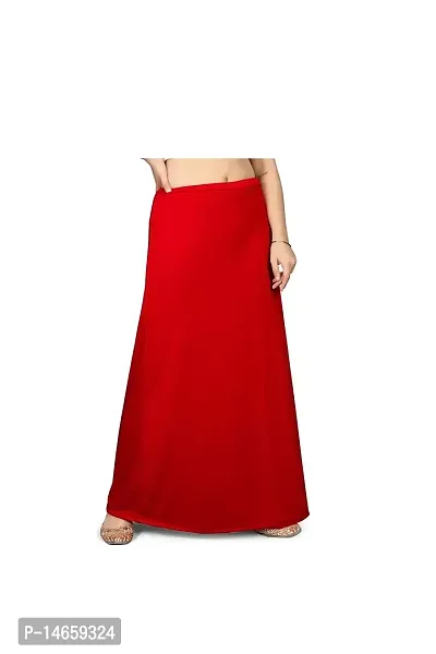 TFC Red Saree Shapewear Saree Petticoat Saree Skirt Saree Silhouette Smooth Stretchable Shape Wear Body Shaper Petticoat for Saree for Women with Drawstring-thumb3