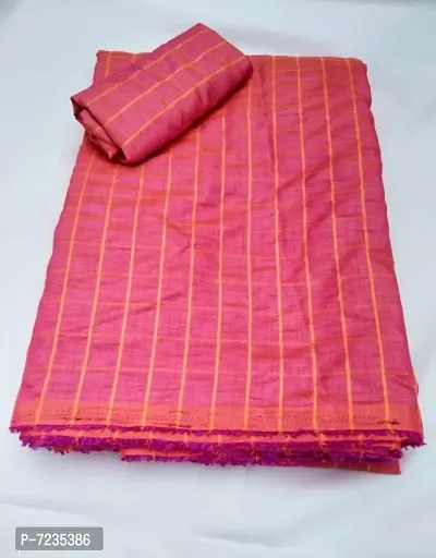 Fancy Art Silk Saree with Blouse Piece for Women-thumb0