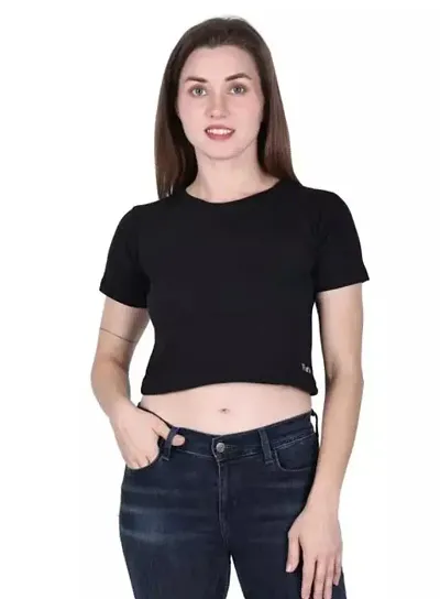 Elegant Crop Top Tshirt For Women