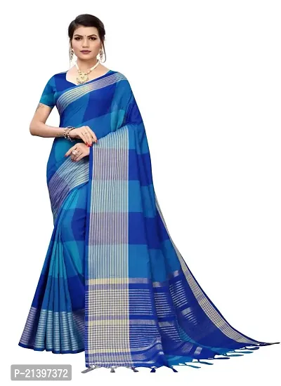 Fancy Cotton Saree without Blouse piece For Women