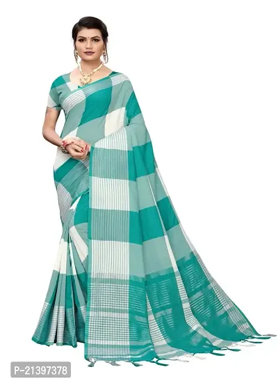 Fancy Cotton Saree without Blouse piece For Women