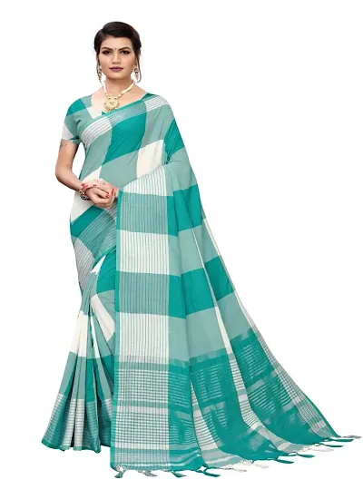 Alluring Cotton Silk Sarees With Blouse Piece