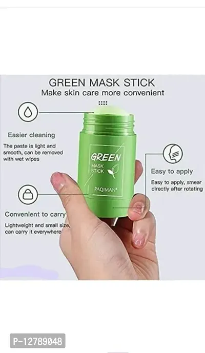 GREEN STICK CLAY MASK PACK OF 1,(40g)-thumb3