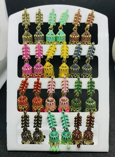 Elegant Earring for Women , 12 Pair