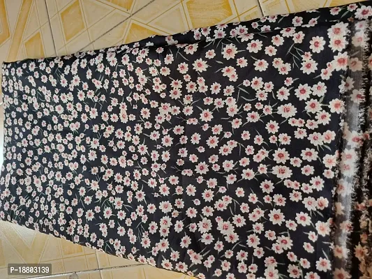 New Crepe Fabric For Kurti And gaun 5MTR