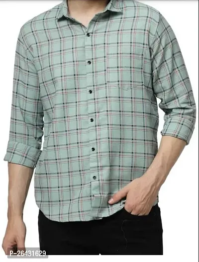 All In One Enterprises Reliable casual shirts for men green color-thumb0