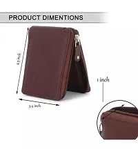 Stylish Brown Artificial Leather Wallet For Men-thumb1