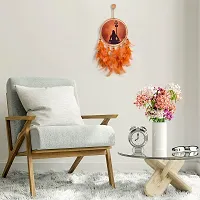 DULI Dream Catcher Handmade Canvas Dreamcatcher for Bedrooms Office Balcony Outdoors Garden Car Hanging, 49cm, Dreamkacher (CanvasMediumDCBrown: Shiva)-thumb4