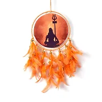 DULI Dream Catcher Handmade Canvas Dreamcatcher for Bedrooms Office Balcony Outdoors Garden Car Hanging, 49cm, Dreamkacher (CanvasMediumDCBrown: Shiva)-thumb2