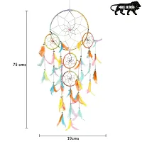 DULI Big Multicolor Dream catcher Wall Hanging for Home Decoration Dreamcatcher Feather Hanging Decorative-thumb3