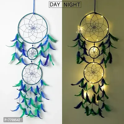 Dream catcher with Lights Wall Hanging for Living Room Bedroom Balcony Decoration-thumb0