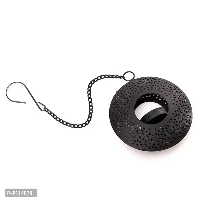 Metal Black-Golden Round Votive Tealight Holder for Home Deacute;cor, Diwali  Festive Decor-thumb3