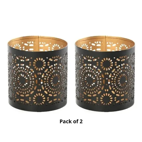 Pack of 2- Beautiful Tea Light Candle Holders