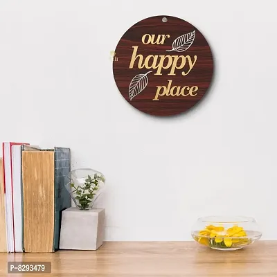 Wall Decor Our Happy place Wall Hanging, Feng Shui, Wall Art, Wall Decor, Positive Vibes, Diwali Decoration  Festive Gifts-thumb0