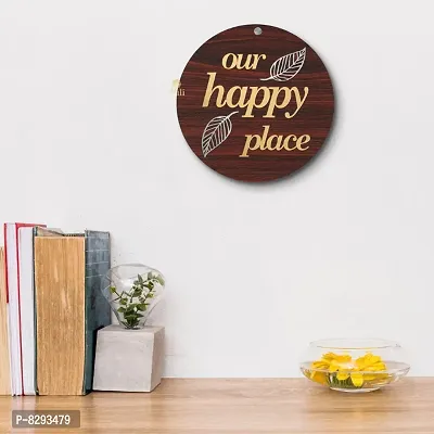 Wall Decor Our Happy place Wall Hanging, Feng Shui, Wall Art, Wall Decor, Positive Vibes, Diwali Decoration  Festive Gifts