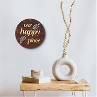 Wall Decor Our Happy place Wall Hanging, Feng Shui, Wall Art, Wall Decor, Positive Vibes, Diwali Decoration  Festive Gifts-thumb1