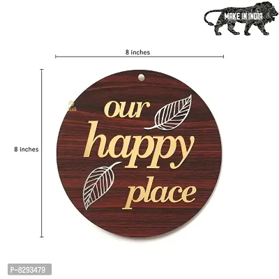Wall Decor Our Happy place Wall Hanging, Feng Shui, Wall Art, Wall Decor, Positive Vibes, Diwali Decoration  Festive Gifts-thumb3