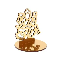 MDF Laxmi Shadow Tealight Holder for Home Deacute;cor, Diwali  Festive Decoration-thumb2