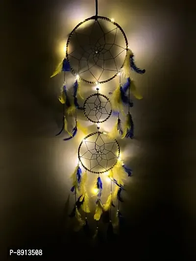 Dream Catcher with Lights Wall Hanging for Home, Garden, Balcony Decoration-thumb2