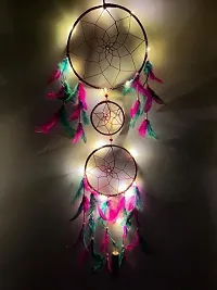 Dream Catcher with Lights Wall Hanging for Home, Garden, Balcony Decoration-thumb1