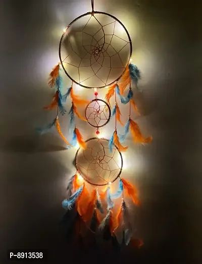 Dream Catcher with Lights Wall Hanging for Home, Garden, Balcony Decoration-thumb2