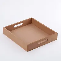 DIY Tray in MDF (10in by 9 in)| Tray for Painting Wood Sheet Craft, Decoupage, Art Work  Decoration-thumb3