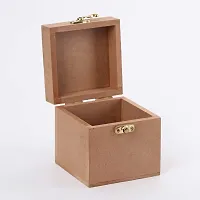 DIY MDF Box Craft - Plain MDF Wood Blank Rectangular Box for Painting, Wooden Sheet Craft, Decoupage, Art Work  Decoration-thumb1