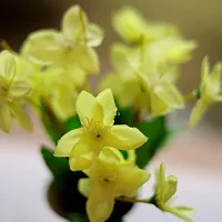 Artificial Flower Bouquet Green Color Blossom Bunch for Home Decoration-thumb1