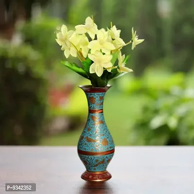 Artificial Flower Bouquet Green Color Blossom Bunch for Home Decoration-thumb3