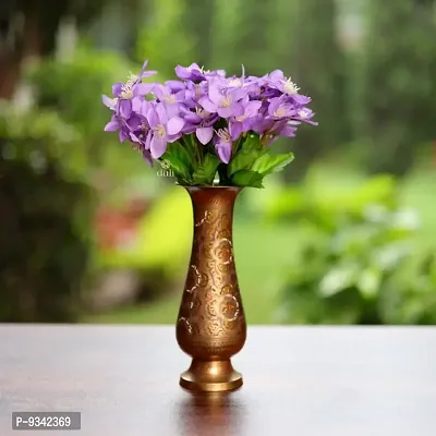 Artificial Flower Blossom Bunch Purple color for Home Decor (pack of 2)