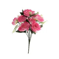 Artificial Flowers Bunch Baby Pink Color Poppy Rose Bunch for Home Decoration-thumb2