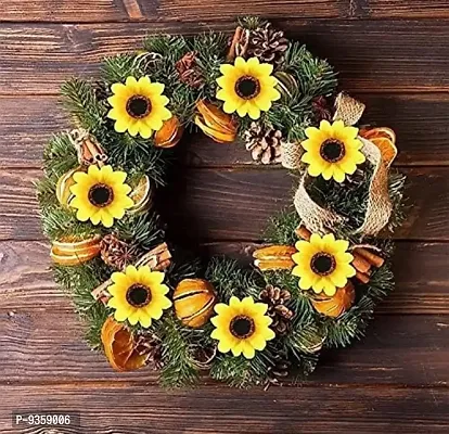 Artificial Loose Sunflower 50 Pcs for Home, Table, Pooja, festive Events Decoration Flowers-thumb3