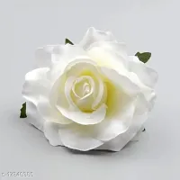 Artificial Loose White Rose 50 Pcs for Home, Table, Pooja, festive Events Decoration Flowers-thumb4