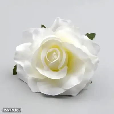 Artificial Loose White Rose 50 Pcs for Home, Table, Pooja, festive Events Decoration Flowers-thumb5