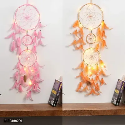 Dream catcher with Lights Wall Hanging for Living Room Bedroom Balcony Decoration(pack of2)