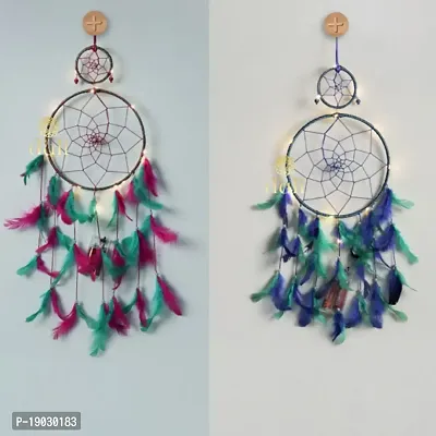 Dream catcher with Lights Wall Hanging for Home Decoration Pack of 2