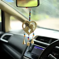 Handmade Metal Car Hanging Wall Hanging with Love Couple Design ~ Handmade Hanging Wall Hangings, Garden, Car, Outdoor, Bedroom Pack of 1-thumb2