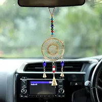 Handmade Metal Car Hanging Wall Hanging with Om Handmade Hanging Wall Hangings, Garden, Car, Outdoor, Bedroom Pack of 1-thumb2