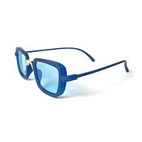 Blue Retro Square Sunglass for Men and Women-thumb3