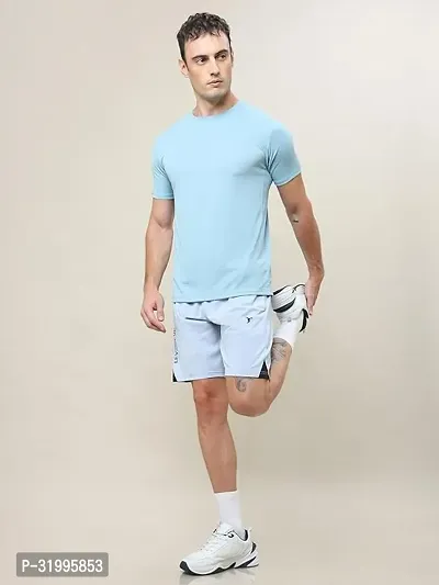 Stylish Polyester Solid Tshirt for Men-thumb0