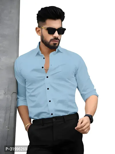 Stylish Cotton Solid Formal Shirt for Men-thumb0