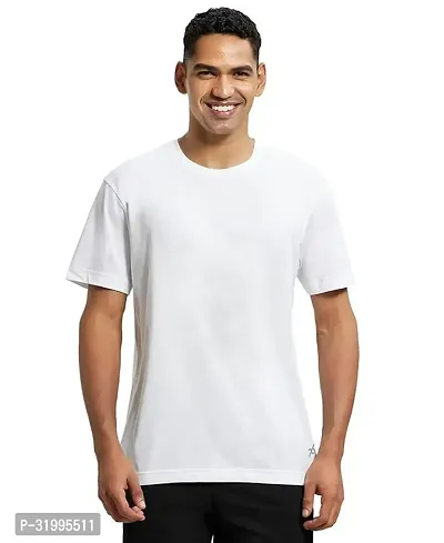 Stylish Polyester Solid Tshirt for Men-thumb0