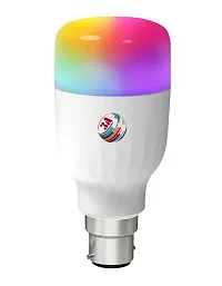 3A BRIGHT 9-Watt B22 Bullet 3-in-1 (3 Colour in 1 LED Bulb, Red/Blue/Pink) - Pack of 6 Bulb-thumb1