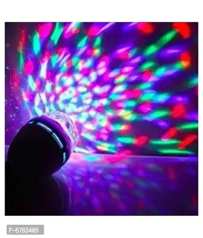 3A BRIGHT 3W RGB Projector Crystal Auto Rotating Color Changing Lamp Magic Ball for Home Decoration-thumb3