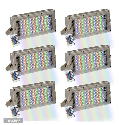 3A BRIGHT Colour Changing High Lumens Energy Efficient Brick LED Flood Light (Pack of 6)-thumb0