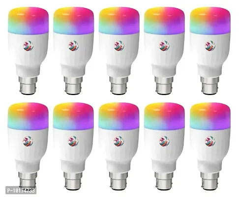 3A BRIGHT 9W 9-in-1 B22 Bullet LED Bulb  (Pack of 10)